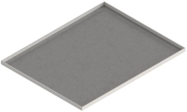 Produktbild UBK 401 121  -  Blind-Deckel zu UBK 400 mit Kante geschlossen aus ALU 2.5mm, 12mm Vertiefung